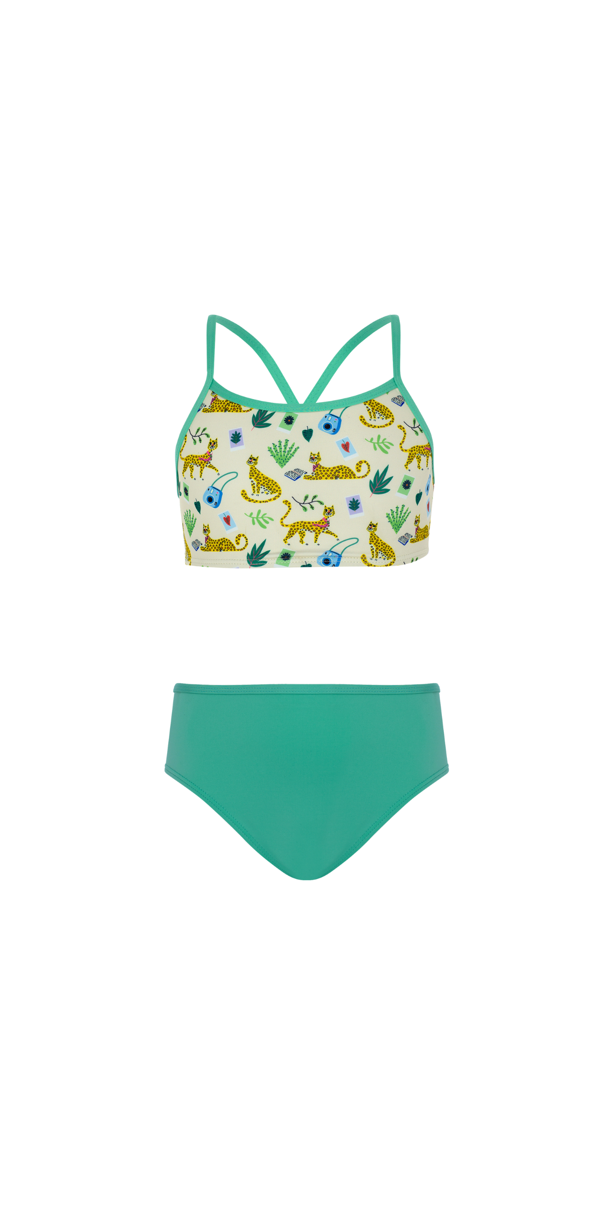 Liana Swim Set | Sporty Bikini Top & Bottom | UPF 50+ | Recycled Fabric