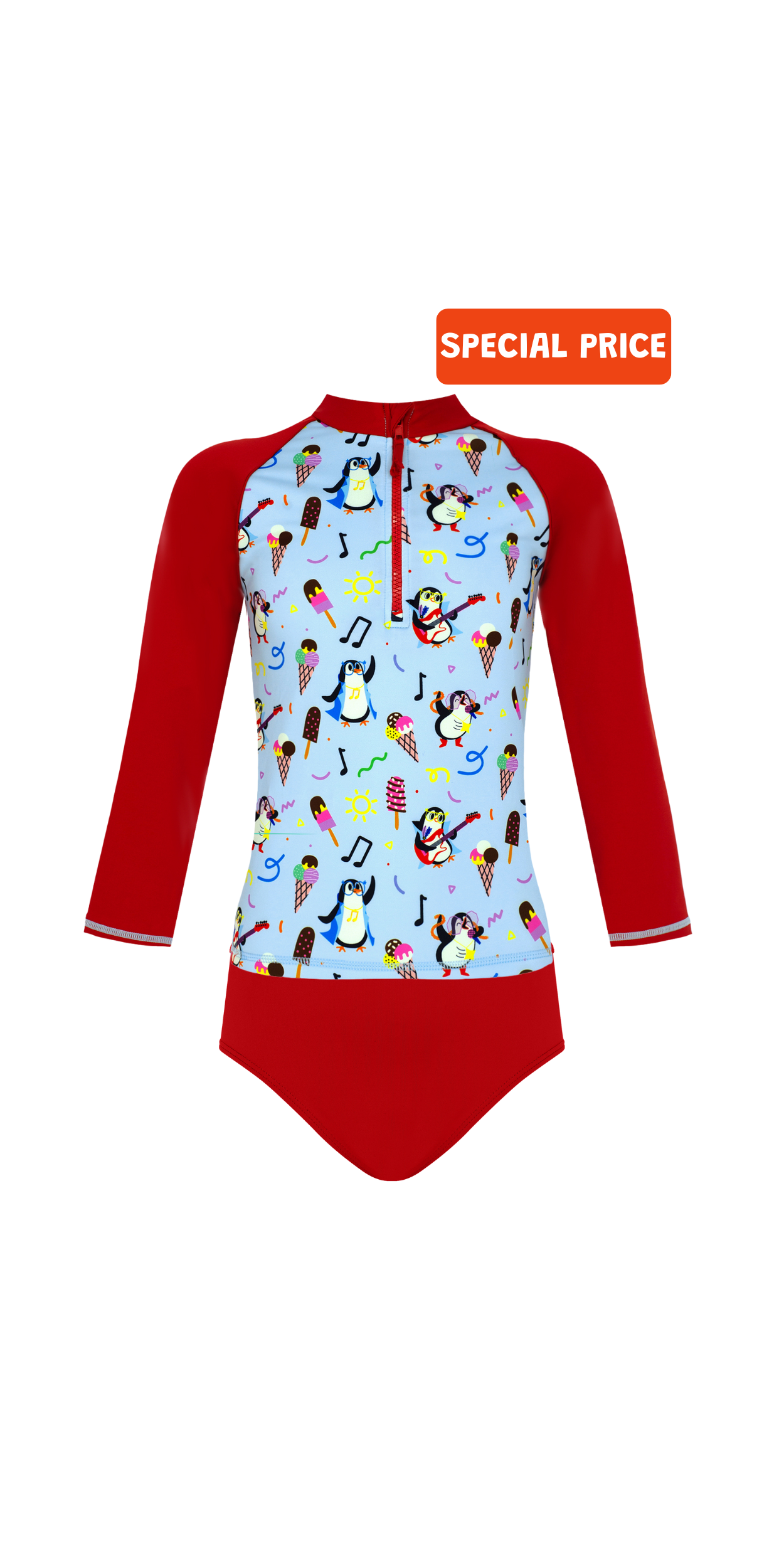 Tappy Swim Set | Long Sleeve Rashguard | Bikini Bottom | UPF 50+ | Recycled Fabric