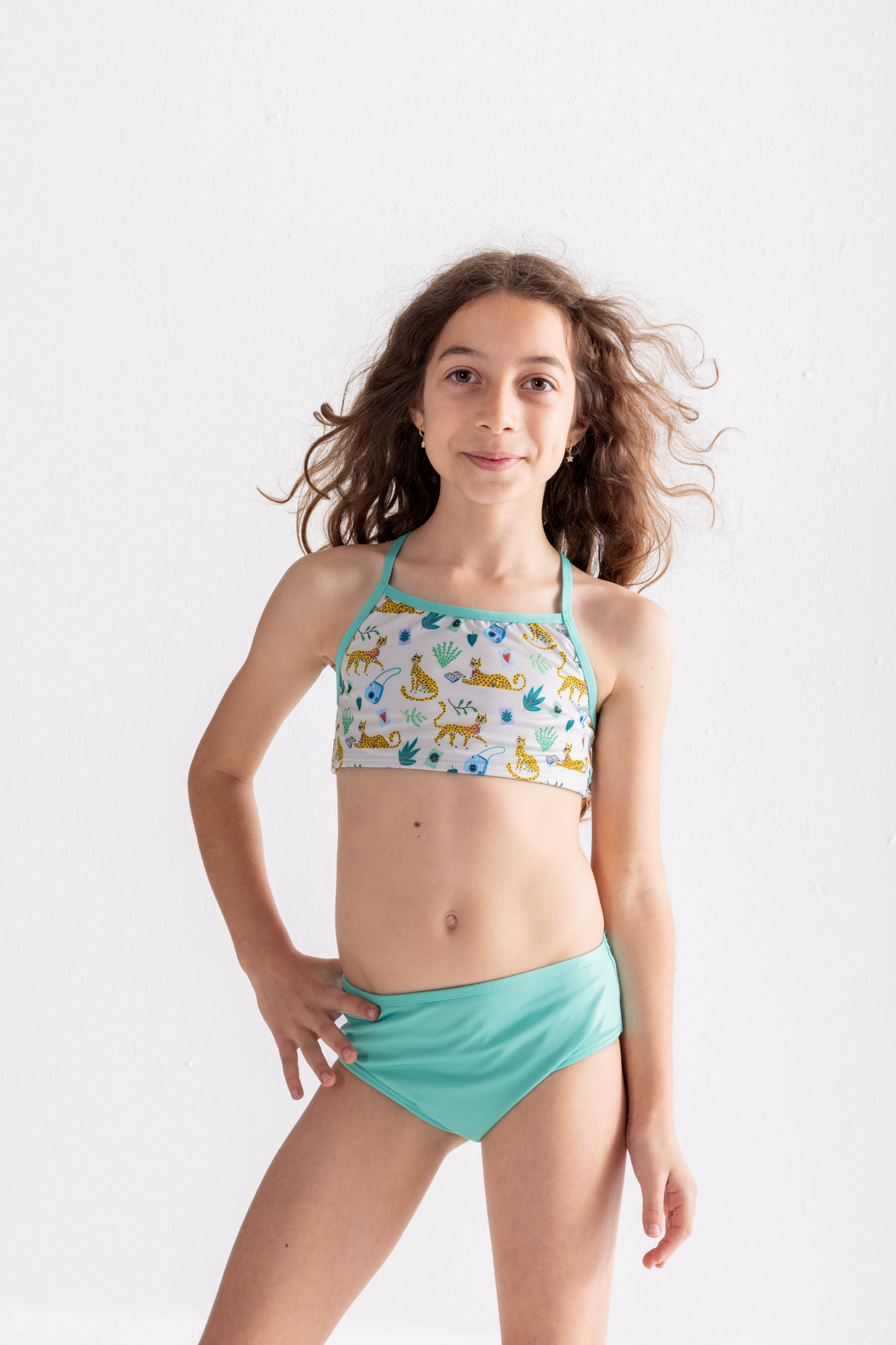 Mint Green Bikini Bottom | UPF 50+ | Recycled Fabric