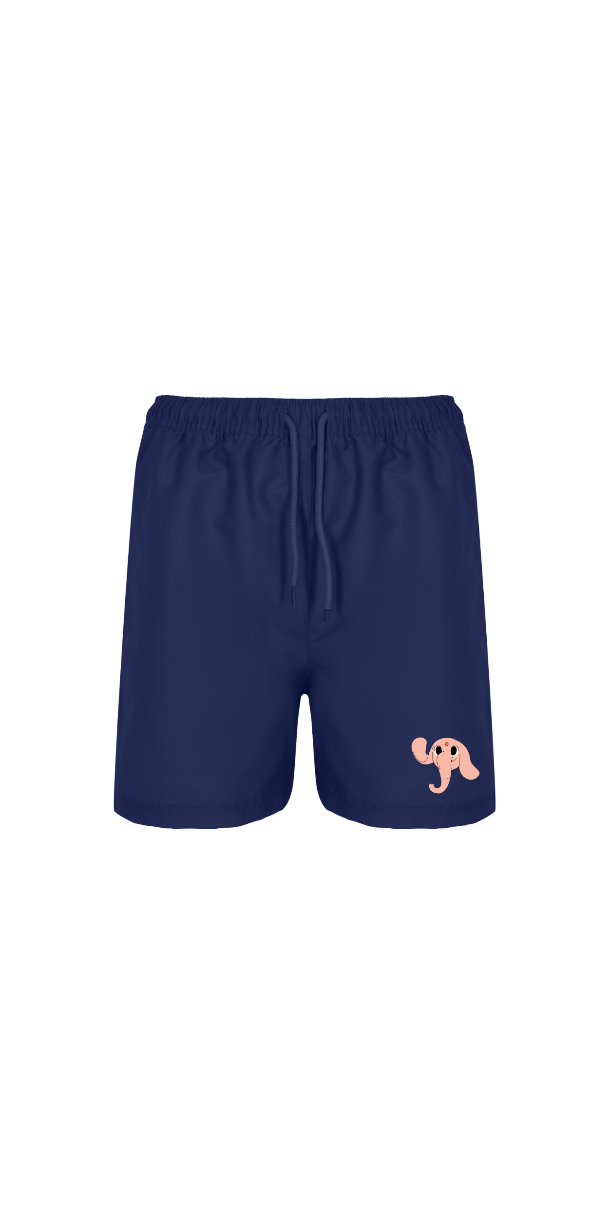 Navy Blue, UPF 50+ Swim Shorts | Personalized Character & Name | Recycled Fabric