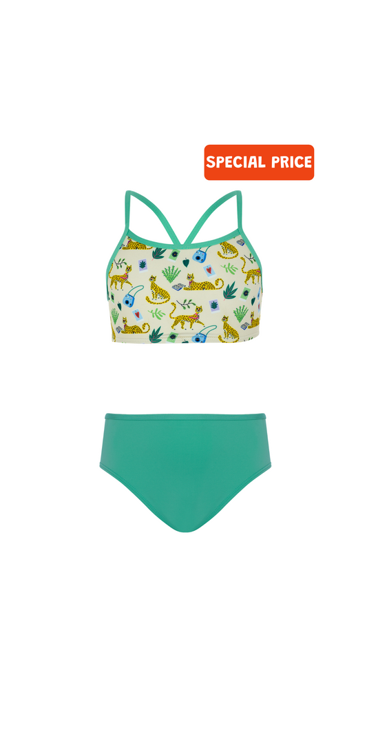 Liana Swim Set | Sporty Bikini Top & Bottom | UPF 50+ | Recycled Fabric
