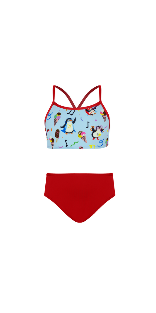 Tappy Temalı Bikini Seti | Sportif Bikini Üstü & Altı | UPF 50+ | Geri Dönüştürülmüş Kumaş