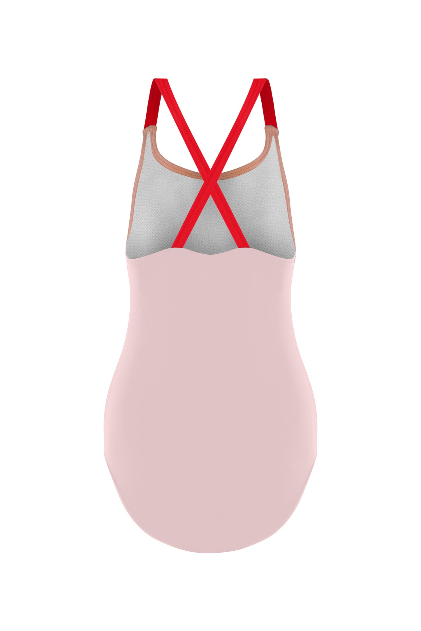 One Piece with Red Cross Straps | UPF 50+ | Recycled Fabric