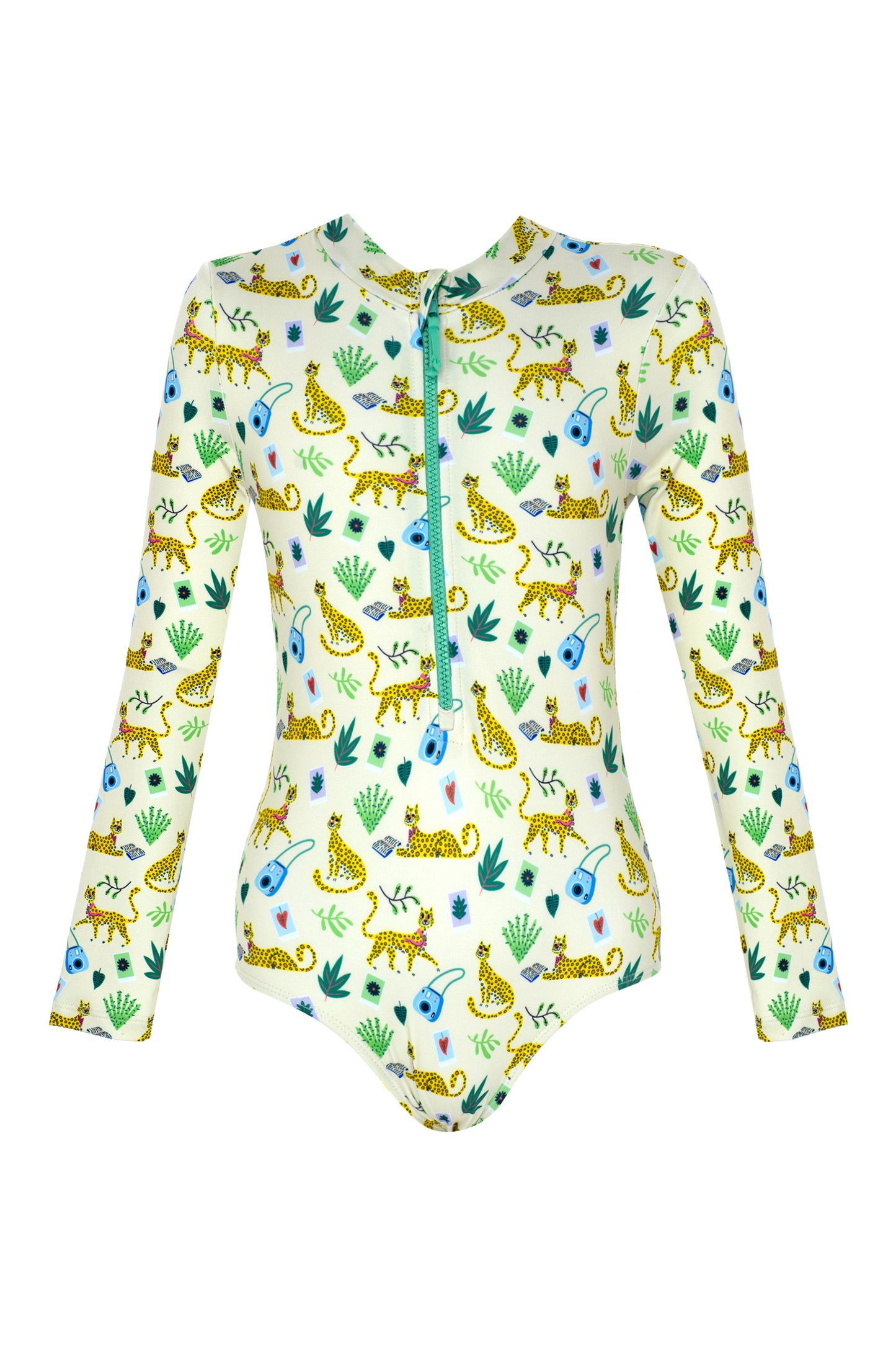 Long Sleeve One Piece Swimsuit | UPF 50+ | Recycled Fabric