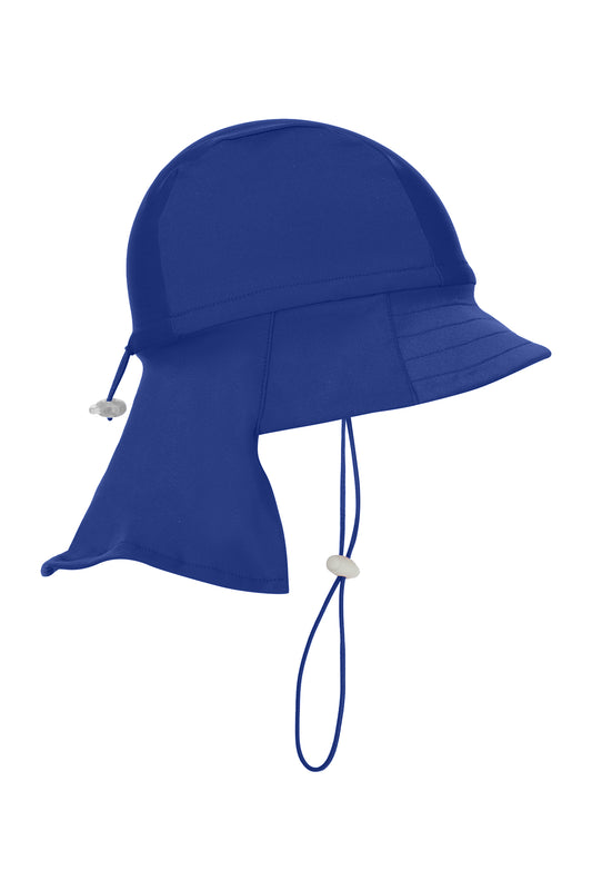 Navy Blue UPF 50+ Sun Protection Hat | Personalized Character & Name | Recycled Fabric